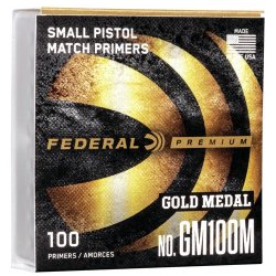 Federal Gold Medal Small Pistol Primers