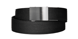 Kore Essential Black Tactical Nylon Gun Belt 46 Stainless Steel Buckle 1.5"