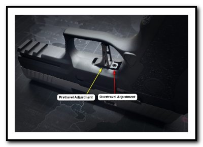 Zoom bild av Sig Sauer P320 / X5 / X5 Legion M17/M18 Dual Adjustable Flat Trigger