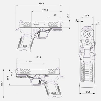 Zoom bild av Bul AXE C Cleaver