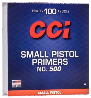 Zoom bild av CCI Standard Small Pistol Primer .500 Clam 1000/Box