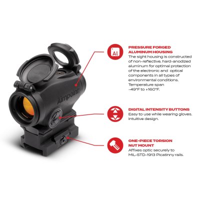 Zoom bild av Duty RDS Red Dot Sight - One-piece Torsion Nut Mount, 39mm