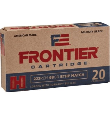 Zoom bild av Hornady Frontier 223 REM 68 gr BTHP Match 20/Box