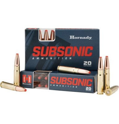 Zoom bild av Hornady Subsonic 300 Blackout 190 gr SUB-X 20/Box