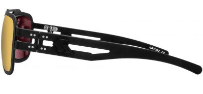 Zoom bild av Stark Matte Blackout with Rose Polarized w/ Gold Mirror Lens