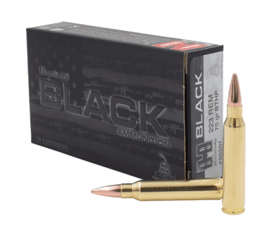 Zoom bild av Hornady Black Ammunition 223 REM 75 gr BTHP Match 20/Box
