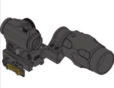 Zoom bild av Spuhr QDF-20153K Aimpoint T-2 Magnifier Mount H39mm/1.53" QDP