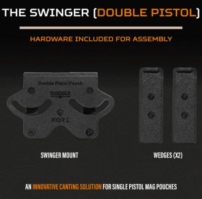 Zoom bild av Kore Essential Swinger Mount - Single Pistol Mag Pouch