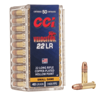 Zoom bild av CCI Rimfire Ammunition 22 LR Velocitor CP HP 40gr 50/Box