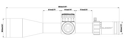 Zoom bild av Element Optics Theos 6-36×56 FFP